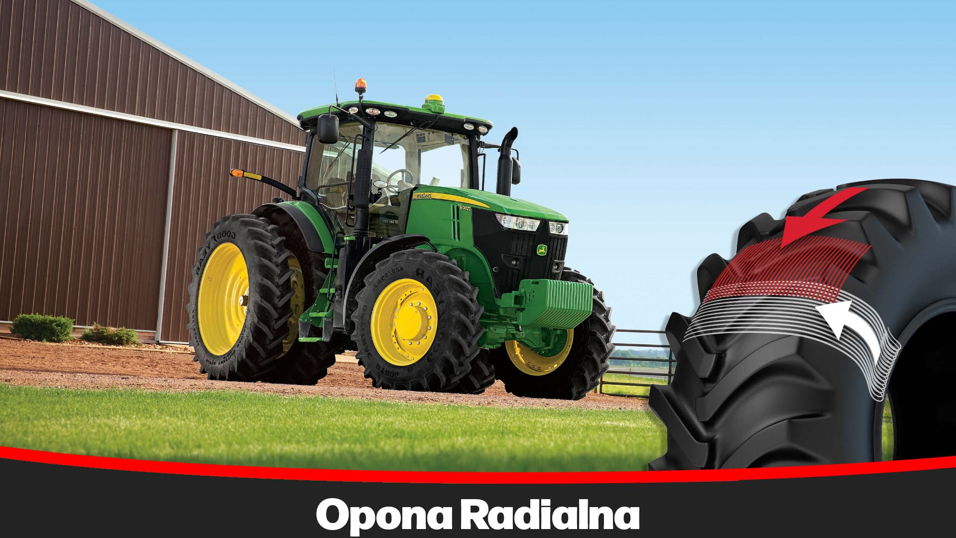 Opona radialna do ciągników